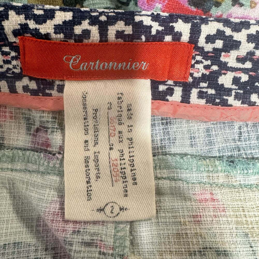 Anthropologie Cartonnier Skyflower Shorts Size 2 - Picture 11 of 11
